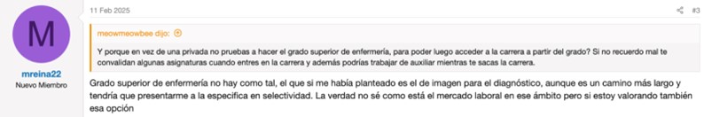 Testimonio alumno cómo acceder a enfermería desde ciclo formativo